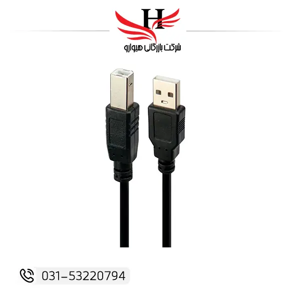 کابل پرینتر مچر MR83 طول 1.5 متر مناسب اتصال پرینتر و اسکنر به کامپیوتر، گزینه ایده‌آل برای خرید عمده از هیوارو